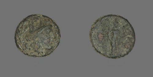 Coin Depicting the Goddess Tyche, 2nd-1st century BCE. Creator: Unknown.