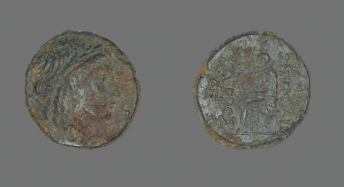 Coin Depicting the God Apollo, 2nd-1st century BCE. Creator: Unknown.