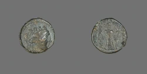 Coin Depicting the Goddess Tyche, 2nd-1st century BCE. Creator: Unknown.