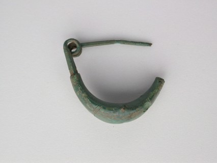 Leech Fibula (Brooch), Geometric Period (800-700 BCE). Creator: Unknown.