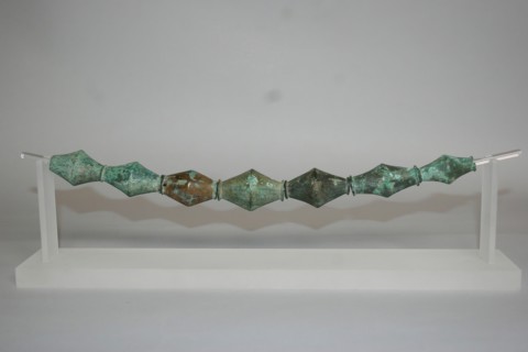 Biconical Bead Necklace, Geometric Period (800-600 BCE). Creator: Unknown.