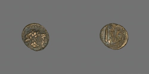 Coin Depicting the God Zeus and Consort (?), about 137-127 BCE. Creator: Unknown.
