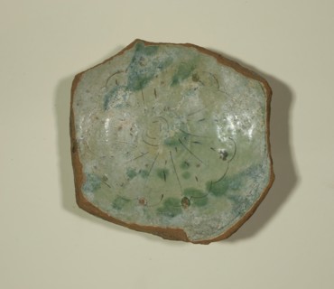 Fragment of a Bowl, 17th century. Creator: Unknown.