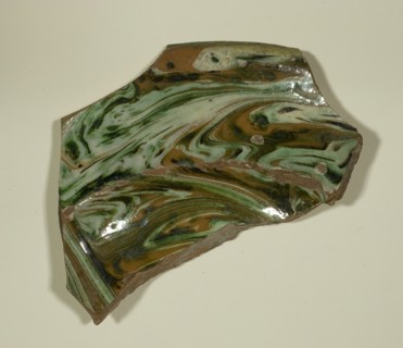Fragment of a Plate, 16th-17th century. Creator: Unknown.