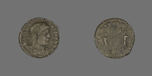 Coin Portraying Emperor Constantine II Caesar, 333-334. Creator: Unknown.