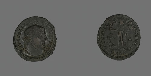 Follis (Coin) Portraying Emperor Licinius, 313. Creator: Unknown.