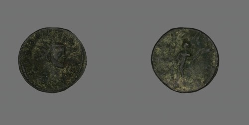 Antoninianus (Coin) Portraying Emperor Diocletian, 290-291. Creator: Unknown.