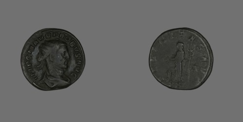 Antoninianus (Coin) Portraying Emperor Probus, 276-281. Creator: Unknown.