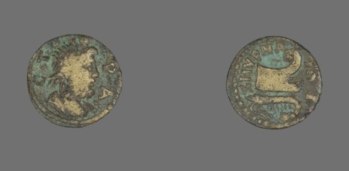 Coin Depicting the God Serapis, 193-211. Creator: Unknown.