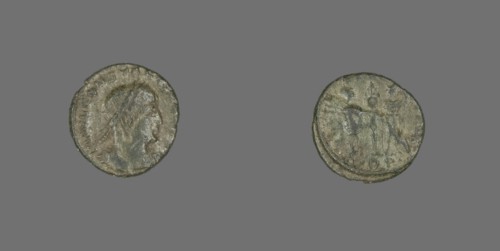 Coin Portraying Emperor Constantius II, 335-337. Creator: Unknown.