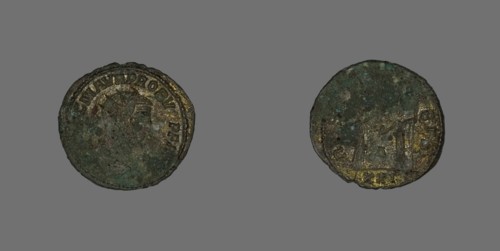 Antoninianus (Coin) Portraying Emperor Probus, 276-282. Creator: Unknown.