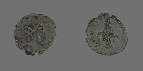Antoninianus (Coin) Portraying Emperor Tetricus, 271-274. Creator: Unknown.