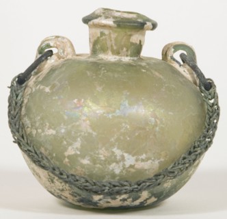 Aryballos (Container for Oil) with Chain, late 1st-2nd century. Creator: Unknown.