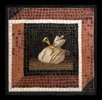 Mosaic Floor Panel Depicting a Sack, 2nd century. Creator: Unknown.