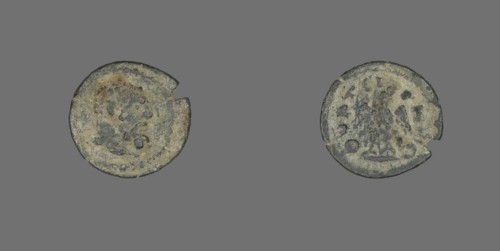 Coin Depicting the Hero Hercules, 211-222. Creator: Unknown.