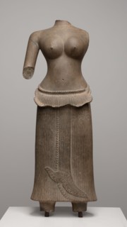 A Goddess, Angkor period, 12th century. Creator: Unknown.