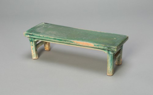 Miniature Bench (Mingqi), Ming dynasty (1368-1644). Creator: Unknown.
