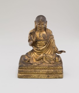 One of the 18 Luohan (Arhats), Qing dynasty (1644-1911), 18th century. Creator: Unknown.