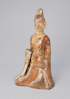 Seated Official, Northern Wei dynasty (386-535), c. 5th century with later restoration. Creator: Unknown.