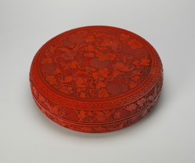 Covered Box with Butterflies, Gourds, and..., Qing dynasty, Yongzheng or early Qianlong period. Creator: Unknown.