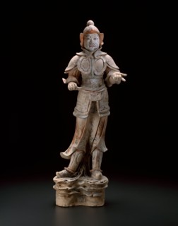 Armored Guardian (Tomb Figure), Tang dynasty (A.D. 618-906), late 7th/early 8th century. Creator: Unknown.