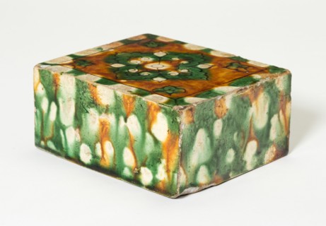 Rectangular Pillow with Quatrefoil Medallion, Tang dynasty (618-907), first half of 8th century. Creator: Unknown.