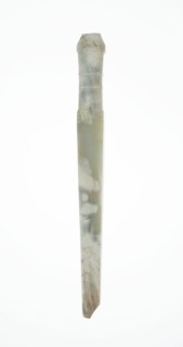 Handle-Shaped Jade, Shang or Western Zhou period, 2nd-early 1st millennium B.C. Creator: Unknown.