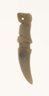 Bird Pointed Pendant, Shang or Western Zhou period, 13th/10th century B.C. Creator: Unknown.