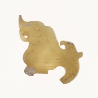 Bird Pendant, Western Zhou period, 11th/10th century B.C. Creator: Unknown.