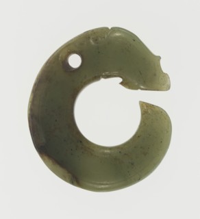 Coiled Dragon Pendant, Western Zhou period, 9th/8th century B.C. Creator: Unknown.