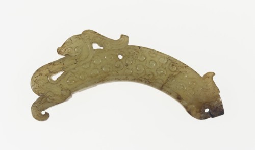 Dragon Pendant, Eastern Zhou dynasty, c. 770-256 BC 4th-3rd century B.C. Creator: Unknown.