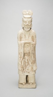 Standing Bearded Official, Tang dynasty (618-907) or later. Creator: Unknown.