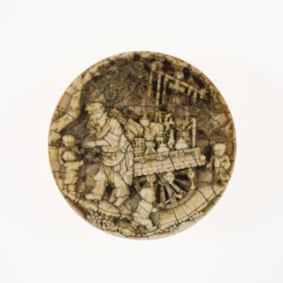 The Knickknack Peddler, Ming dynasty (1368-1644), 16th century. Creator: Unknown.