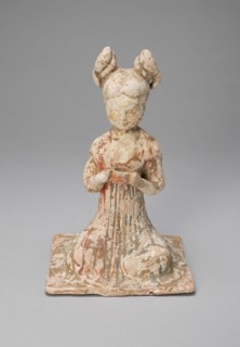 Female Musician, Tang dynasty (A.D. 618-907), late 7th/early 8th century. Creator: Unknown.