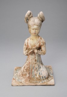 Female Musician, Tang dynasty (A.D. 618-907), late 7th/early 8th century. Creator: Unknown.
