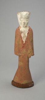 Female Attendant (Tomb Figurine), Western Han dynasty (206 B.C.-A.D. 9), c. 2nd century B.C. Creator: Unknown.