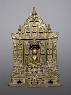 Altarpiece with Twenty-Second Jaina Tirthankara Neminatha Surrounded by Twenty-..., 1498. Creator: Unknown.