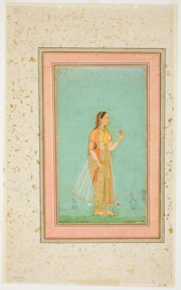 Beauty Holding a Flower, , mid-17th century. Creator: Unknown.