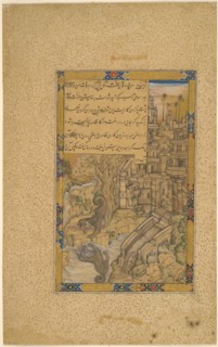 The Greedy Dog, , late 16th century. Creator: Farrukh Chela.