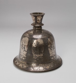 Bell-Shaped Huqqa Base with Floral Design, 18th/19th century. Creator: Unknown.