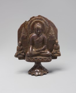 Buddha Calling the Earth to Witness (Bhumisparshamudra), Pala period, 8th/10th century. Creator: Unknown.
