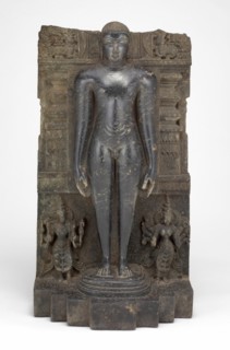 Jaina Tirthankara Chandraprabha Standing in Meditation (Kayotsarga), 12th century. Creator: Unknown.