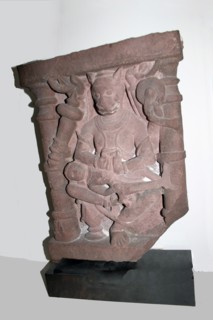 Man-Lion Incarnation of God Vishnu (Narasimha) Disemboweling King Hiranykashipu, 10th... Creator: Unknown.
