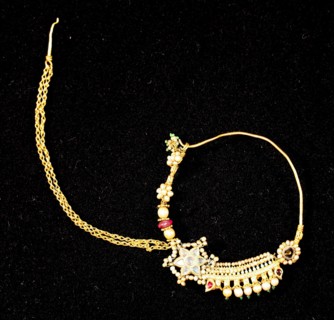 Nose Ring (Nath), 19th century. Creator: Unknown.