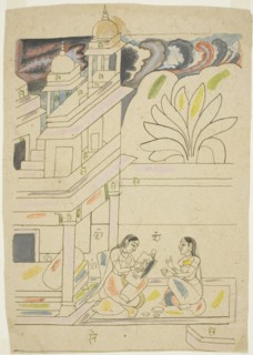Dhanasri Ragini, 18th century. Creator: Unknown.