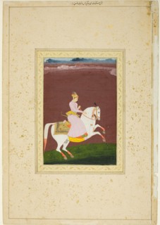 A Young Prince on Horseback, c. 1720/30. Creator: Unknown.