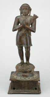 Shaiva Saint Appar, Holding a Spade, 14th century. Creator: Unknown.