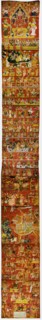 A Narrative Scroll from Andhra Pradesh, c. 1875. Creator: Unknown.