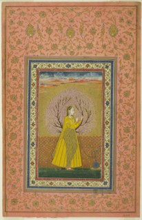 Young Woman Smoking a Huqqa, 18th century. Creator: Unknown.