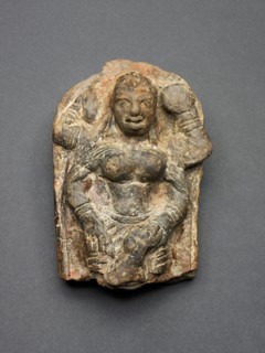 Goddess Durga Slaying the Buffalo Demon (Mahishasuramardini), Kushan period, 2nd century. Creator: Unknown.